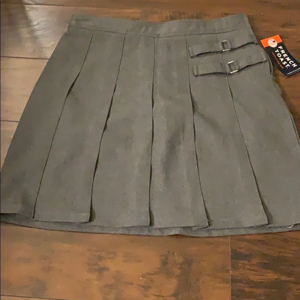 Grey French toast uniform skirt